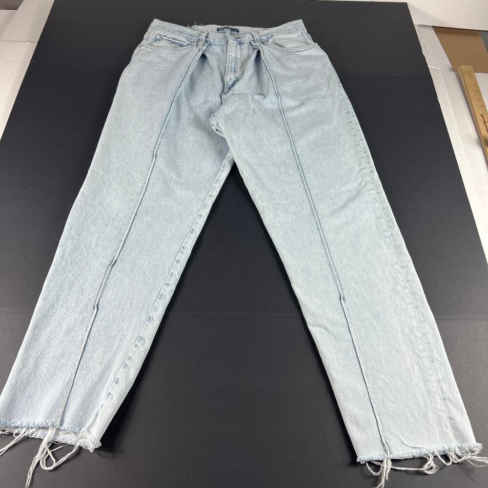 Levi's Made Crafted Jean Women 30x28* Column Pleated High Rise Blue Denim Tag 29